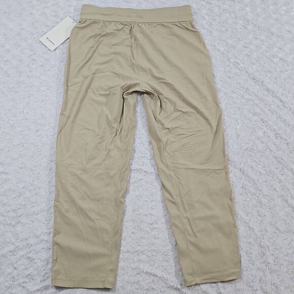 Lululemon Beyond the Studio Crop Khaki Tan Trench yoga athleisure Women's Size 8 - Picture 7 of 8